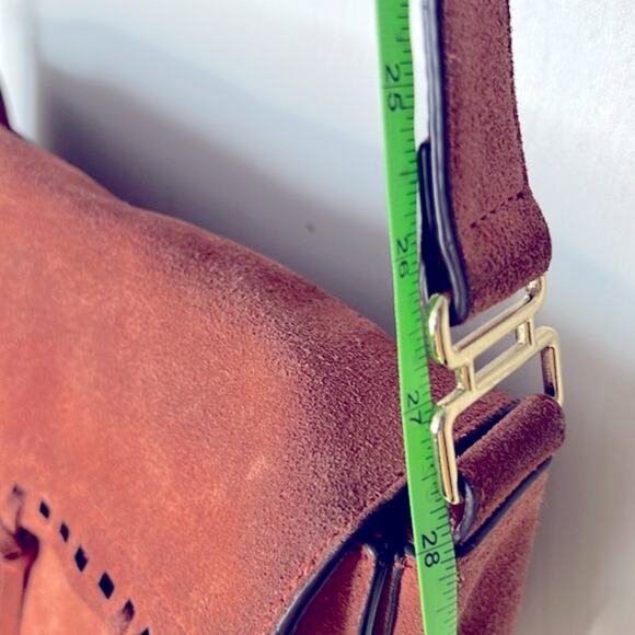 Rebecca Minkoff Rapture Leather Crossbody Shoulder Purse with Fringe - Picture 3 of 12